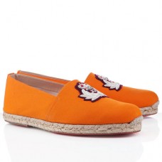 Sandali Christian Louboutin Papi Hugo arancioni