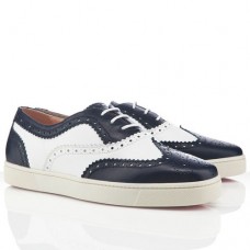 Mocassini Christian Louboutin Golfito blu navy