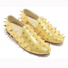 Mocassini Christian Louboutin Rollerboy dorati