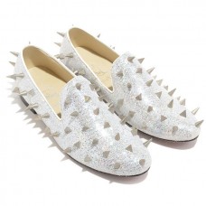 Mocassini Rollerboy Christian Louboutin bianchi