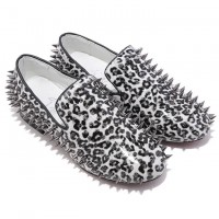Mocassini Christian Louboutin Rollerboy Spikes bianchi Mocassini Christian Louboutin Rollerboy Spikes bianchi