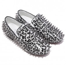 Mocassini Christian Louboutin Rollerboy Spikes bianchi Mocassini Christian Louboutin Rollerboy Spikes bianchi