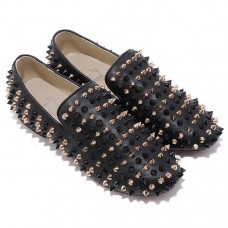 Mocassini Christian Louboutin Rollerboy Spikes neri