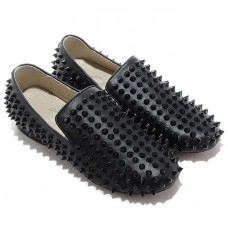 Mocassini Christian Louboutin Rollerboy Spikes neri