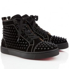 Sneakers Christian Louboutin Louis Spikes nere Sneakers Christian Louboutin Louis Spikes nere
