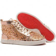 Sneakers Christian Louboutin Louis Pik Pik color bronzo Sneakers Christian Louboutin Louis Pik Pik color bronzo