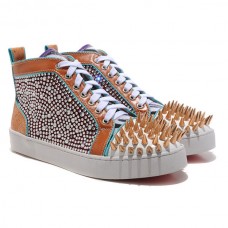 Sneakers Christian Louboutin Louis Spikes Multicolore Sneakers Christian Louboutin Louis Spikes Multicolore
