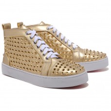 Sneakers Christian Louboutin Louis Gold Spikes Sneakers Christian Louboutin Louis Gold Spikes