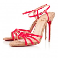 Sandali Christian Louboutin Belbride 100mm Rosa Parigi