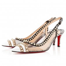 Sandali Christian Louboutin Manovra 80mm bianchi