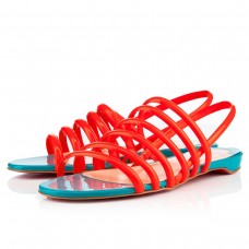 Sandali piatti Christian Louboutin Vildo Flame