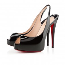 Sandali Christian Louboutin Flo 120mm Slingback neri