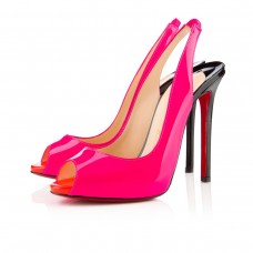 Christian Louboutin Flo 120mm Slingbacks Rose Matador Christian Louboutin Flo 120mm Slingbacks Rose Matador
