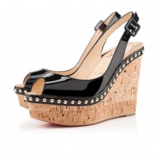 Zeppe Christian Louboutin Monico 140mm nere Zeppe Christian Louboutin Monico 140mm nere