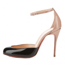 Décolleté Christian Louboutin Tres Decollete 100mm nere/nude