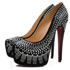 Décolleté Christian Louboutin Decorapump 160mm nere
