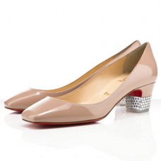 Décolleté Christian Louboutin Gloria 40mm color nude