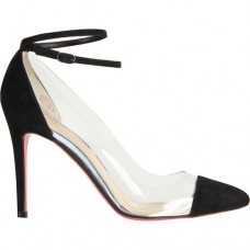 Décolleté Christian Louboutin Bis Un Bout 100mm nere
