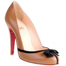 Décolleté Christian Louboutin Lavalliere 100mm color tortora