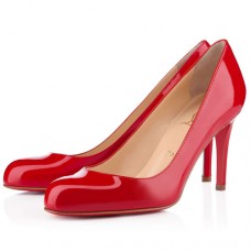 Décolleté Christian Louboutin Simple da 100 mm, rosse Décolleté Christian Louboutin Simple da 100 mm, rosse