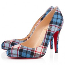 Décolleté Christian Louboutin Ron Ron 100mm blu