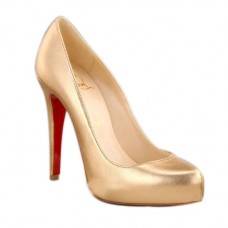 Décolleté Christian Louboutin Rolando Hidden 120mm oro