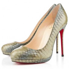 Décolleté Christian Louboutin Filo 120mm verdi