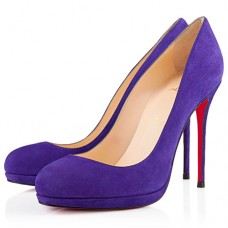 Décolleté Christian Louboutin Filo 120mm viola