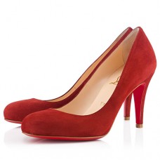 Décolleté Christian Louboutin Ron Ron 80mm rosse
