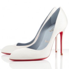 Décolleté Christian Louboutin Corneille 100mm bianche