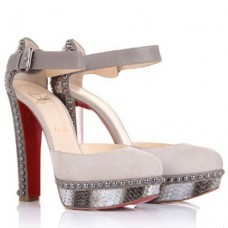 Décolleté Christian Louboutin Luxura 140mm Beige