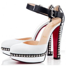 Décolleté Christian Louboutin Luxura 140mm bianche
