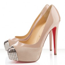 Décolleté Christian Louboutin Maggie 140mm color nude