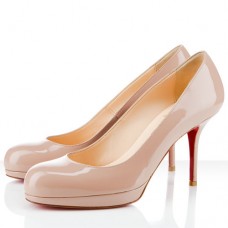 Décolleté Christian Louboutin Prorata 80mm color nude