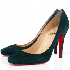 Décolleté Christian Louboutin Particule 100mm verdi