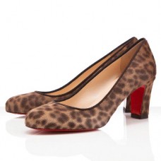Décolleté Christian Louboutin Mistica 60mm con stampa leopardata