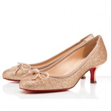 Décolleté Christian Louboutin Neo Mars 40mm color nude