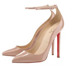 Décolleté Christian Louboutin Halte 120mm color nude