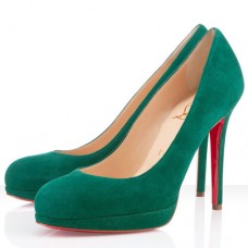 Décolleté Christian Louboutin New Simple 120mm verdi