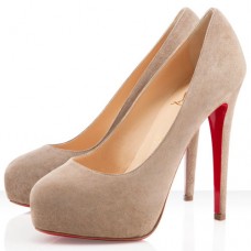 Décolleté Christian Louboutin Miss Clichy 140mm color tortora Décolleté Christian Louboutin Miss Clichy 140mm color tortora