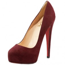 Décolleté Christian Louboutin Miss Clichy 140mm color vino