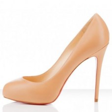 Décolleté Christian Louboutin New Declic 120mm Beige