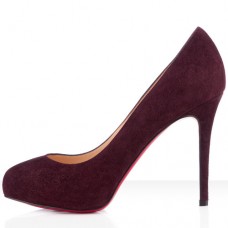 Décolleté Christian Louboutin New Declic 120mm color prugna
