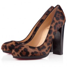 Décolleté Christian Louboutin Grapi 120mm Leopard