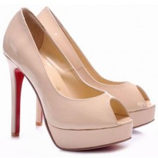 Christian Louboutin Altadama 140mm Peep Toe Décolleté Rosa