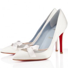 Christian Louboutin Love Me 100mm Special Occasion Off White Christian Louboutin Love Me 100mm Special Occasion Off White
