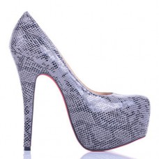 Sandali con plateau Christian Louboutin Daffodile Lace da 160 mm, neri