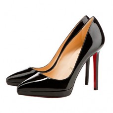 Décolleté Christian Louboutin Pigalle Plato 120mm nere