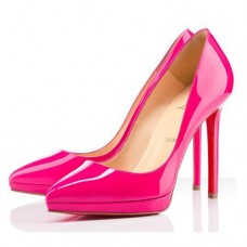 Décolleté Christian Louboutin Pigalle Plato 120mm Rose Matador