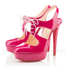Décolleté Christian Louboutin Lassaqi 140mm Rose Matador